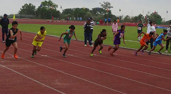 Lashai yn sdang ïa ka State Level Inter School Athletic Meet ha ka nongbah inter-school
