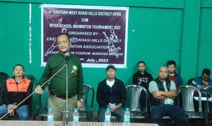 La plie pyrda ïa ka 3rd Eastern West Khasi Hills District Open cum Inter School Badminton badminton