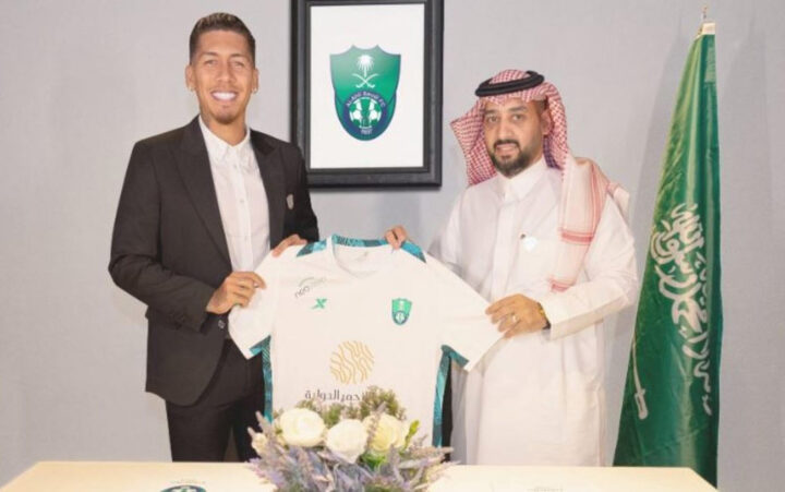 Hadien ki rangïalehkai ba paw, pynïasoh sa u Firmino sha ka Club ha Saudi Arabia firmino
