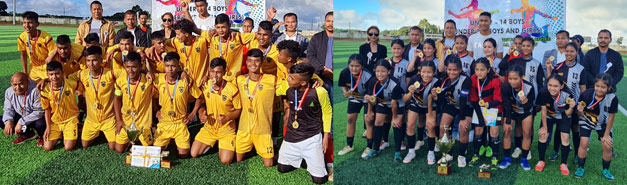 Ka Rymbai Presbyterian, Khliehriat bad KB Memorial ki lahduh ha ka District Level Inter School Subroto Cup subroto-cup