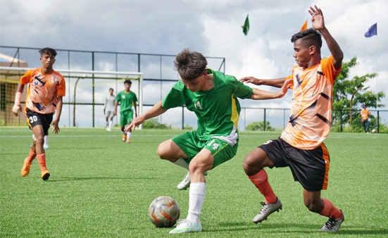 Rung final ki skul na East Khasi Hills bad Jaiñtia Hills ha ka Subroto Mukherjee Cup subroto-cup