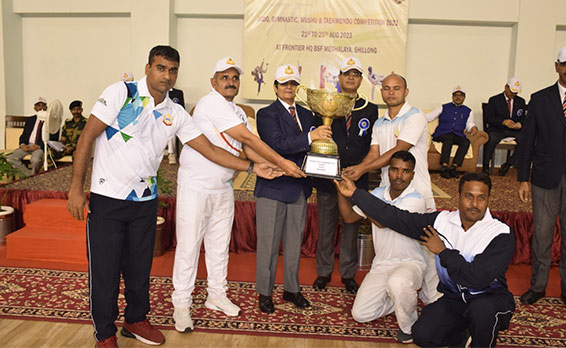 La pynhap pyrda ïa ka BSF Inter Frontier Judo, Wushu, Gymnastics, Taekwondo Championships BSF