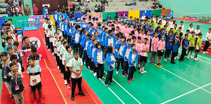 Palat 200 ngut ki nongïalehkai ïashim bynta ha ka State Badminton C’ship badminton
