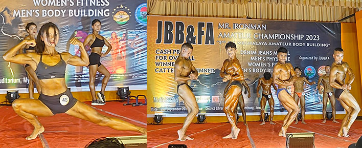 Rah u Vijay Singh ïa ka nam Over All Body Building Championship nong-pyni-dohksah