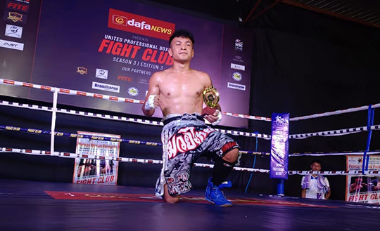Pynïakhaid u Shanborlang ïa u Adil Rajesh Singh ha ka Professional Boxing shanborlang
