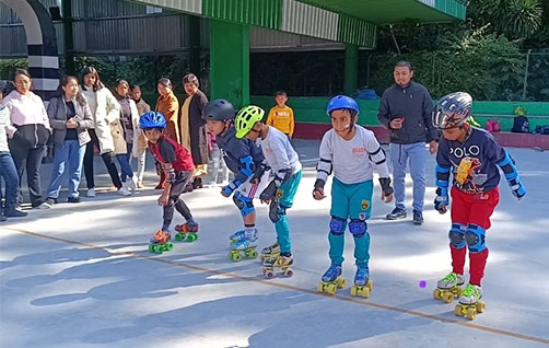 Pynkut noh ka MSSA ïa ka 2nd Meghalaya Open Speed Skating Championship MSSA