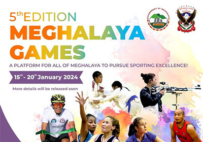 T. 23 klur yn pynlut ka Sorkar Jylla ha ka 5th Meghalaya Games meghalaya-games-