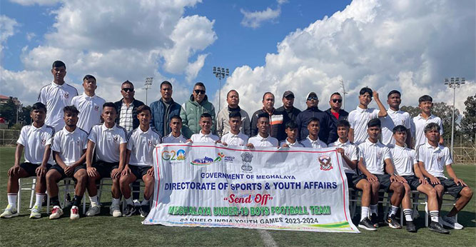 Leit shim bynta ka kynhun ïalehkai phutbol sha ka Khelo India Youth Games MFA