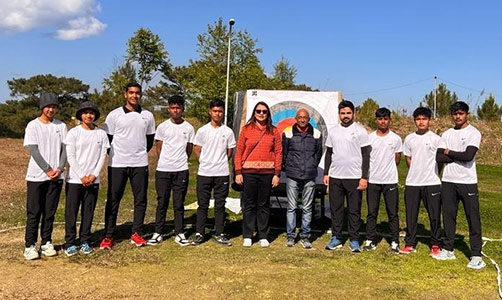 Leit shim bynta ka kynhun ki nongsiat khnam sha ka Sub-Junior National Archery Championship archery