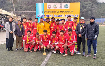 Rah ka Shillong Lajong ha ka U-15 Boys Football Tournament lajong