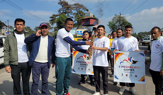 Poi ka dongmusa Meghalaya Games ha Jowai, shimti u Marlangki marlangki