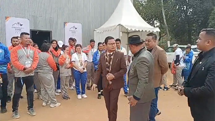 Jurip hi u Myntri ban lap da lade ïa ki jingduna ba mih na ka Meghalaya Games meghalaya-games