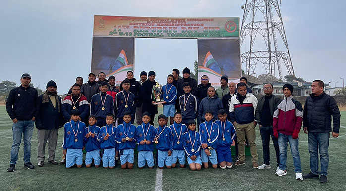 Ka Sabahmuswang Sports Club ka lahduh ha ka U-13 Republic Day Cup sabahmuswang