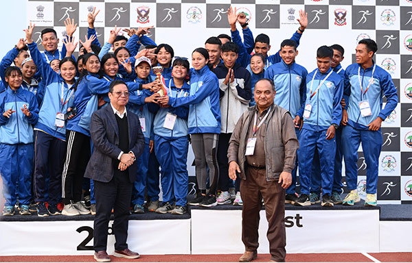 Rah nam lahduh ka West Jaiñtia Hills ha ka Athletics, u Skhemlang bad ka Glorify kum ki nongïalehkai ba kynsai west-jaintia-hills