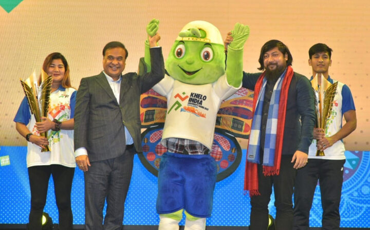 Pyllait u Myntri Rangbah ka Assam ïa ka shap bad kuboit jong ka Khelo India University Games Khelo
