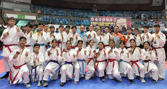 Wanphai ïing ka AMKA ryngkat 22 tylli ki takma ha ka All India Karate C’ship amka