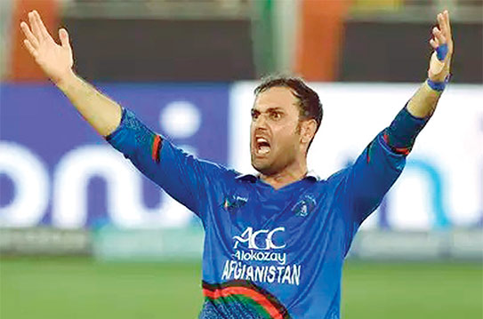 U Mohammad Nabi kum u rangïalehkai ba la rangbah ban bat ïa ka kyrdan ba ha khlieh duh ha ka ODI nabi