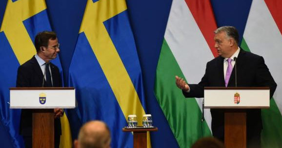 Yn ïoh rung ka Sweden hapoh ka NATO hadien ba la mynjur ka Hungary nato