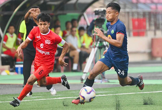 Santosh Trophy: Shiteng dorjon pynjemkhnap ka Manipur ïa ka Assam santosh-trophy