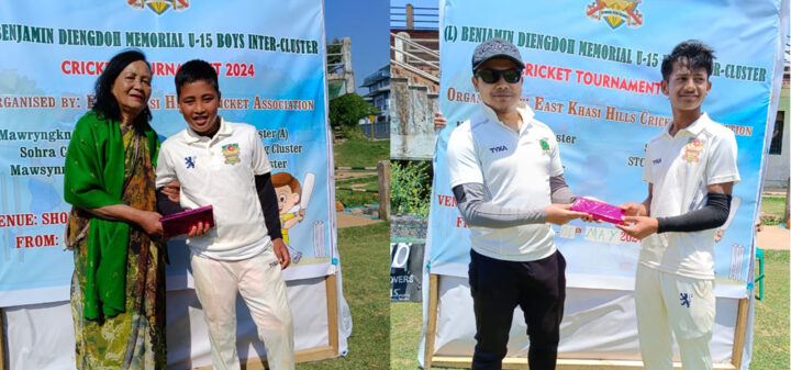 Rung final ka Sohra (A) & Mawsynram Cluster ha ka U-15 Boys Inter Cluster Cricket Tournament Picsart_24-04-26_15-50-19-5