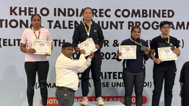 Khur takma ksiar ka Mainu Syngkli ha ka Khelo India Combined National Talent Hapdeng, ka Mainu Ridonisha Syngkli kaba la khur ïa ka ksiar ha ka Khelo India REC Combined National Talent Hunt Programme ha Rohtak.