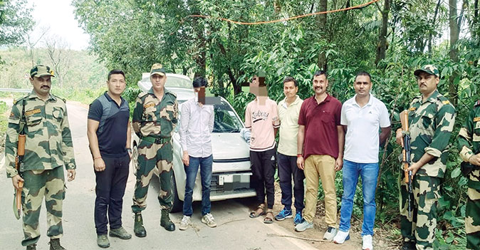 Shah bat 2 ngut ki nongkhaïi drok, kurup ‘Yaba’ bad ‘Heroin’ ka BSF bsf-kurup-drok