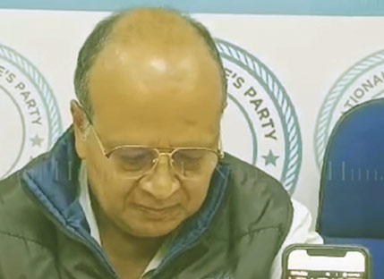Ujor u MP Rajya Sabha sha ka Cyber Crime ba shah kynthoh bym dei halor ka skhim MP kharlukhi