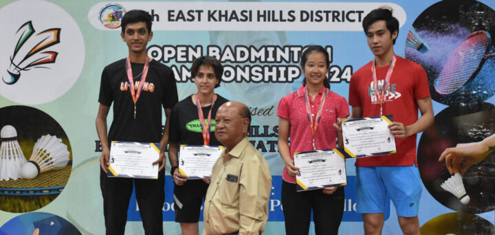La pynkut noh ïa ka EKHD Open Badminton Championship, u Ethaneal uba dang khynnah tam ban ïashim bynta Kharshiing