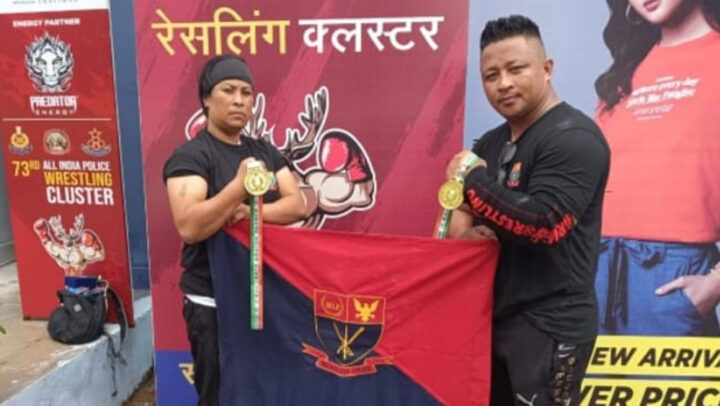 Khur takma ksiar ki nongïakhun kti ka MLP ha ka All India Police Wrestling Cluster IMG-20240912-WA0086
