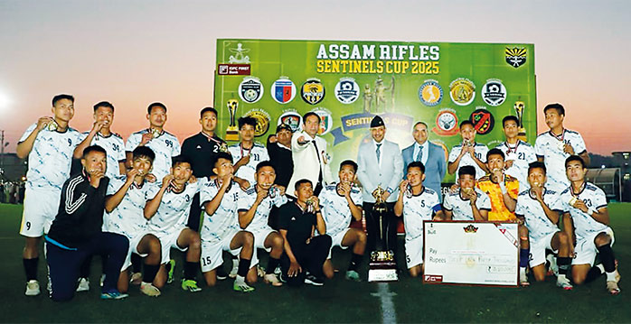 Pynlong ka Assam Rifles ïa ka ‘Assam Rifles Sentinels Cup Football Tournament 2025’ assam-rifle
