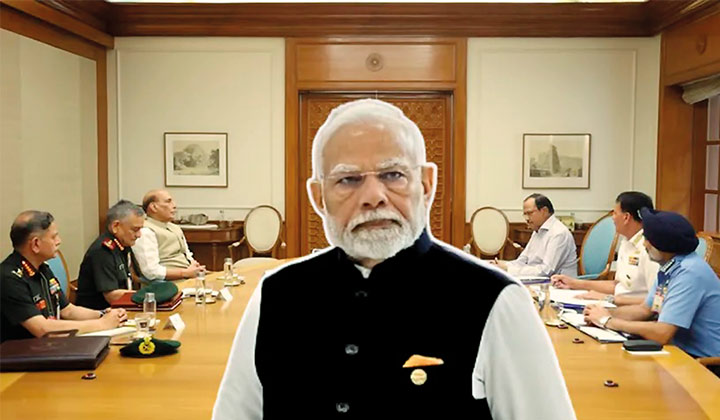 Ai laitluid u Modi ïa ki shipai ban hiar thma ïa ki lehnoh ha Jammu & Kashmir modi