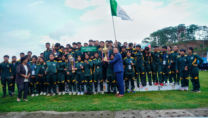 Rah ka East Khasi Hills ïa ka nam ‘Overall Champions’ & ‘Best Team’ ekh