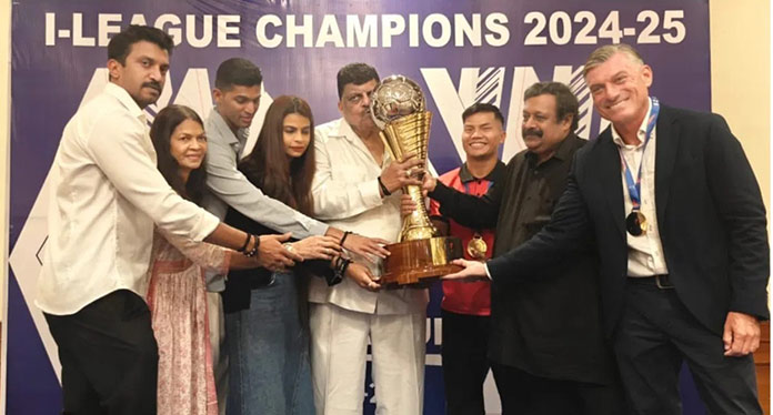 Kyntu ka AIFF ïa ka Churchill Brothers ban pynphai biang ïa ka trophy I-League i-league