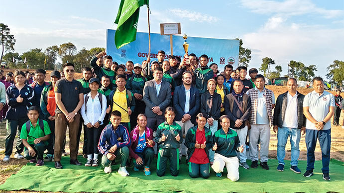 Rah ka Wapung Higher Secondary School kum ka Overall Champion ha ka District Level Inter School Athletic Meet 2025 inter-school