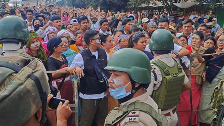 Mih biang ki jingkulmar ha Manipur hapdeng ki nongïakhih bad ki shipai pahara manipur