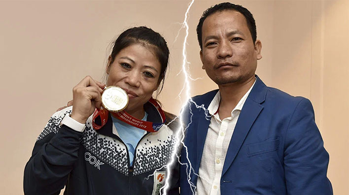 Pynbna ka Mary Kom ba la pyllait sanshyieng bad u kurim, maham jur ïa kiba pynphriang khubor lamler mary-kom