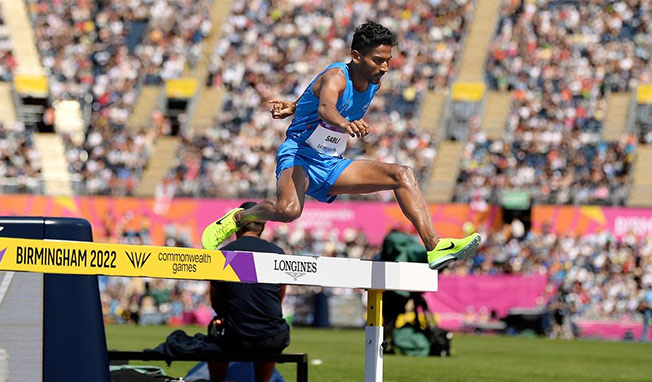 U Avinash uba nyngkong na India ha ki 36 snem ban khur takma ksiar ha ka 3000m steeplechase sable