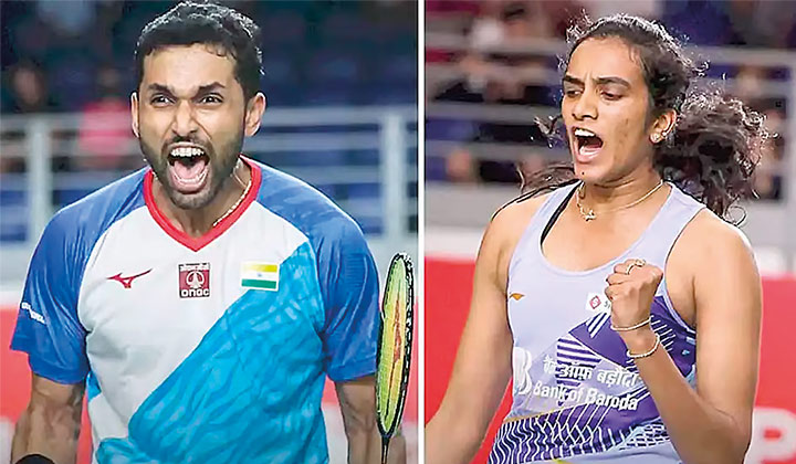 Nangjam ka PV Sindhu, u HS Prannoy sha ka wat ba-ar jong ka Singapore Open Badminton sindhu_hs