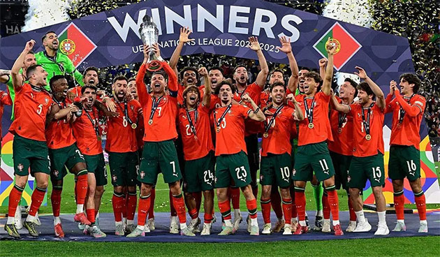 Ha ka sien ba-ar rah ka Portugal ïa ka Nations League naba pynliem ïa ka Spain portugal