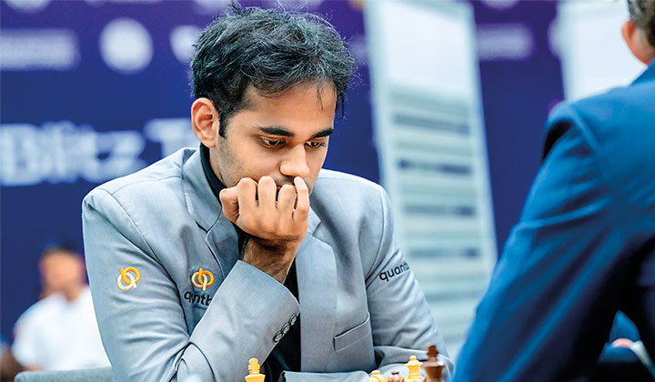 Thaw histori u Arjun Erigaisi kum u nong India ba nyngkong eh ban poi semi-final ha ka Freestyle Chess Grand Slam Tour arjun