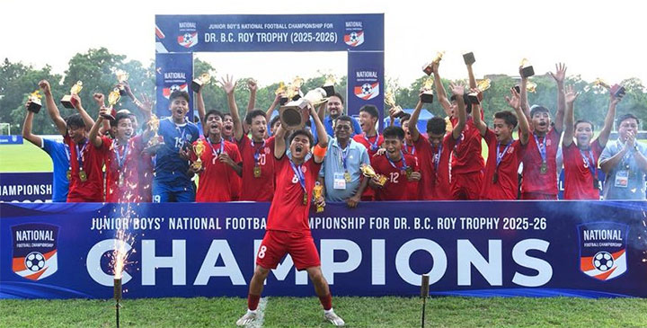 B.C. Roy Trophy: Ha ka sien balai rah nam lahduh ka Manipur naba pynliem ïa ka West Bengal bc-roy-trophy