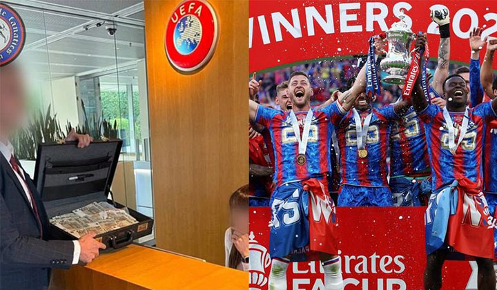 Da ki pisa thok leit rah ki nongkyrshan ka Palace ha ka shlem treikam ka UEFA crystal-palace