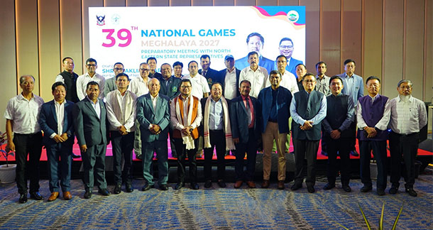 Ai jingkyrshan ka NESA halor ka jingïoh ka Meghalaya ban pynlong ïa ka National Games national-games