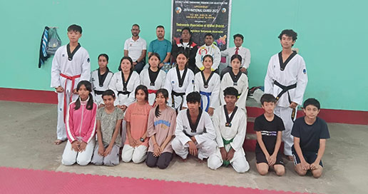 Pynlong krokram ai jinghikai Taekwondo ïa ki khynnah ha Ri Bhoi taekwondo