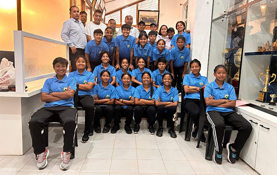 Leit shim bynta ka kynhun ki ‘thei ïalehkai ka Jylla sha West Bengal womens national football