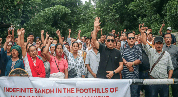 Shim khia ka kynhun ki Naga pyrshah ïa ki  lehnoh Kuki kiba bteng ïa ki kam pyntriem naga